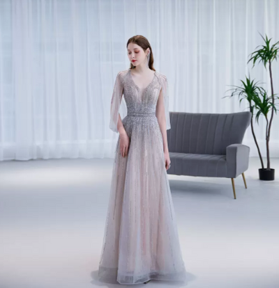 Vestido Elegante Slim de Lujo para Anfitriona