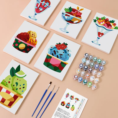 Kit de Pintura al Óleo Digital DIY - Paisajes y Flores - Image 20