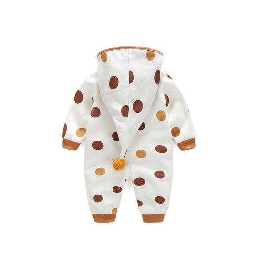 Body Gatero de Algodón Estampado con Capucha para Bebé - Image 2