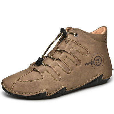 Botas de Cuero para Hombre Talla Grande - Cálidas y Cómodas para Exterior - Image 15