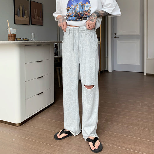 Pantalones de Chándal Holgados para Hombre - Corte Recto y Cómodo - Image 7