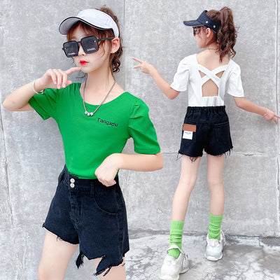 Conjunto Deportivo Personalizado para Niña con Espalda Abierta - Image 3