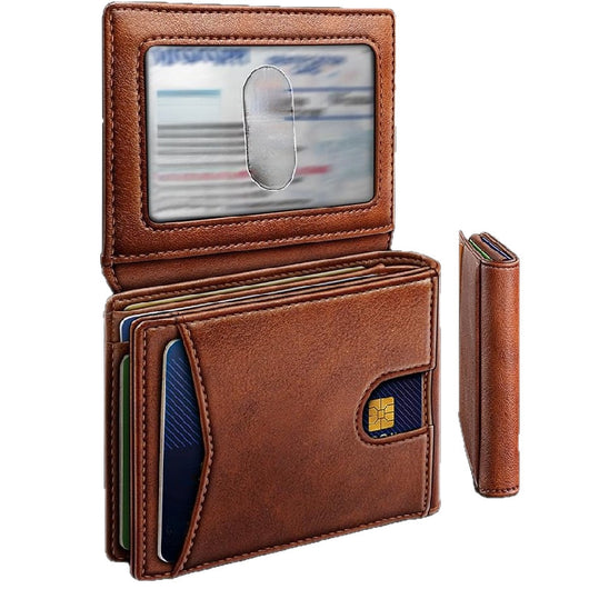 Billetera Retro Antirrobo con Múltiples Compartimentos para Tarjetas - Image 4