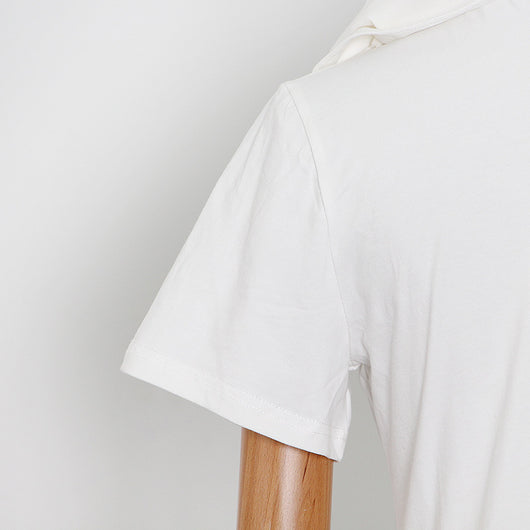 Polera Cropped Patchwork Cuello Redondo Ajustada para Mujer - Image 10