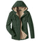 Chaqueta Acolchada con Forro Polar - Abrigo Casual con Capucha para Otoño e Invierno