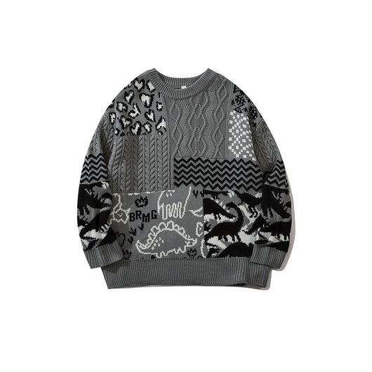 Suéter Tejido Holgado de Manga Larga Unisex - Image 10