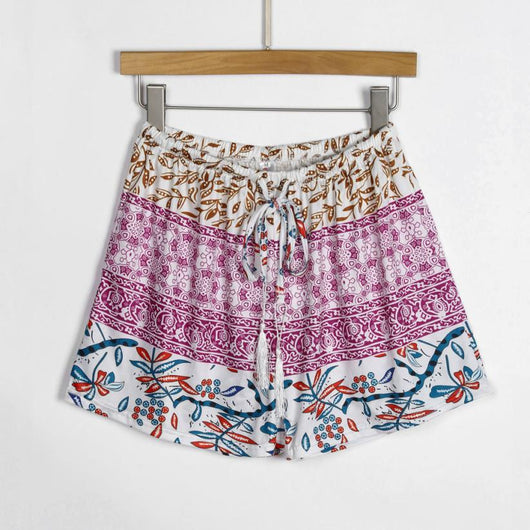 Shorts de Playa Cintura Alta con Estampado y Tela Elástica - Image 11
