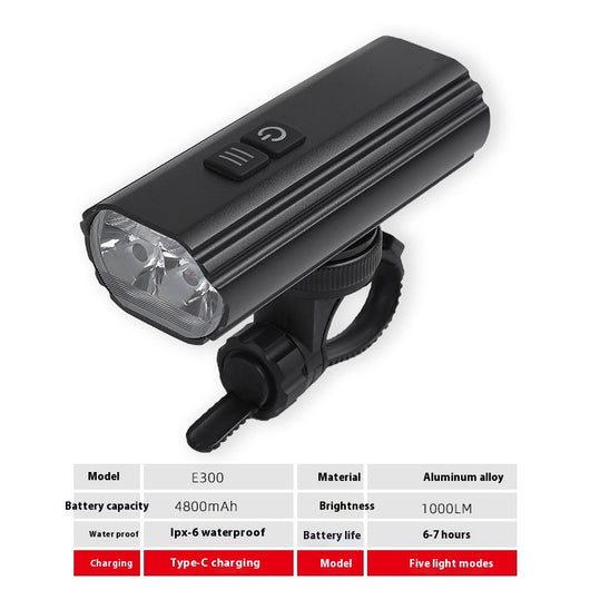 Faro Delantero USB Recargable para Bicicleta - Kit Completo de Iluminación - Image 9