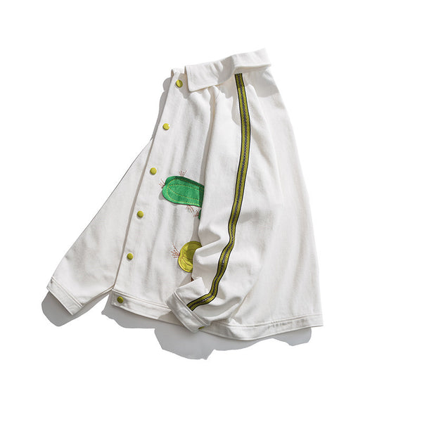 Chaqueta Patchwork Unisex - Uniforme de Béisbol para Parejas Otoño