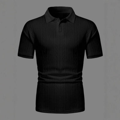 Polo Texturizado de Manga Corta para Hombre - Image 4
