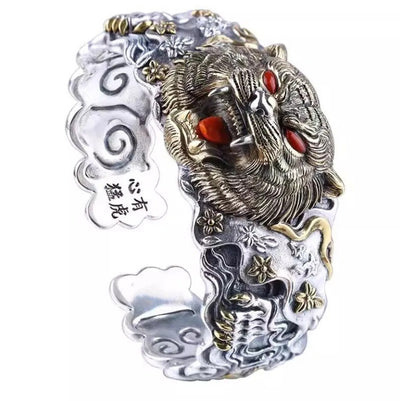 Pulsera Tigre Chino Estilo Audaz con Presencia Dominante - Image 9