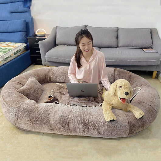 Cama Extragrande para Perros con Funda Removible y Lavable