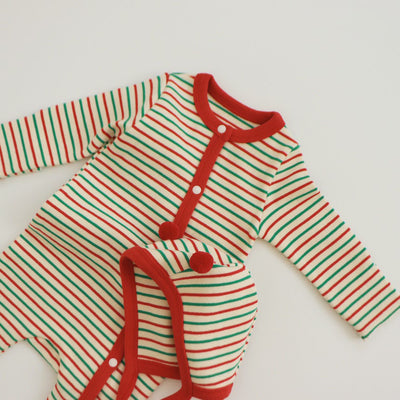 Pijama Navideño de Una Pieza para Bebés y Niños Pequeños - Image 3