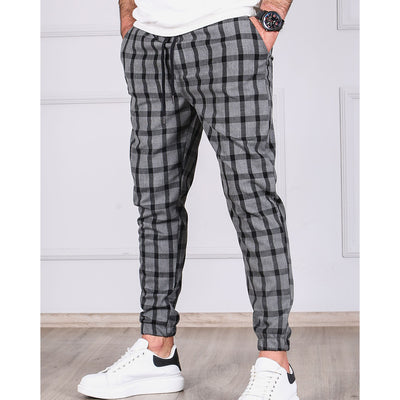 Pantalones de Jogging con Diseño Reticulado y Cordón Ajustable - Image 3