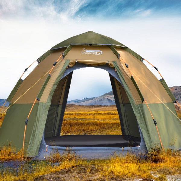 Tienda de Campaña Automática Hexagonal Impermeable para Camping