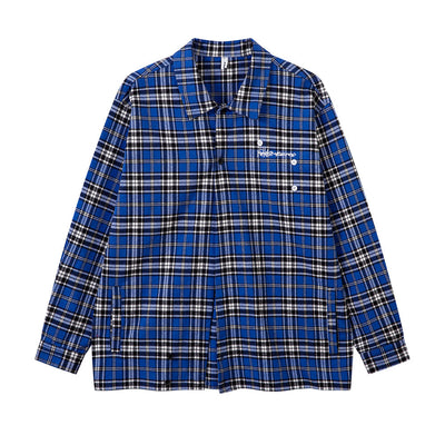 Camisa de Cuadros con Botones Bordados para Niños - Image 5