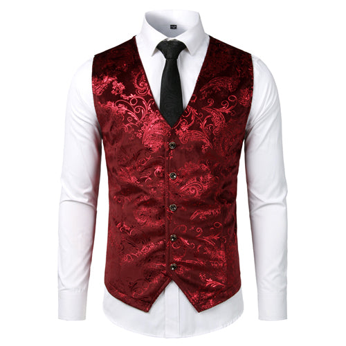 Chaleco Steampunk Dorado para Hombre - Traje Elegante sin Mangas - Image 27