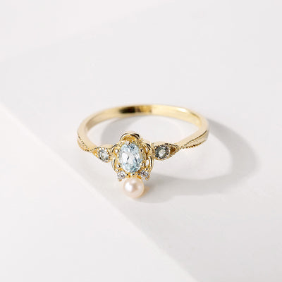 Anillo de Topacio Azul Natural - Image 6