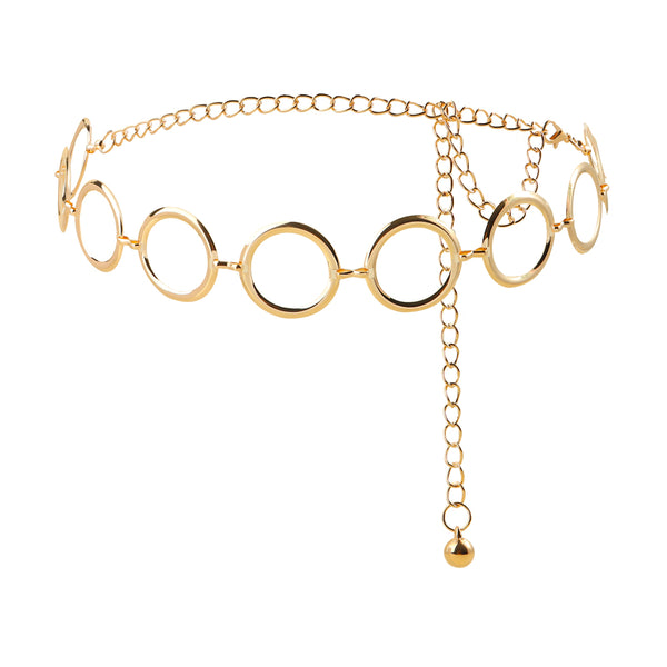 Cinturón de Cadena Metálica Hueca para Mujer - Accesorio Decorativo Elegante - Image 13