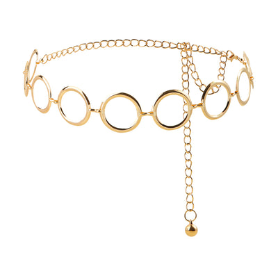Cinturón de Cadena Metálica Hueca para Mujer - Accesorio Decorativo Elegante - Image 13