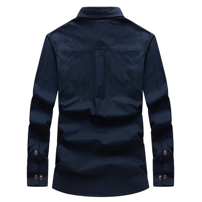 Camisa de Trabajo Casual Manga Larga para Hombre - Image 4