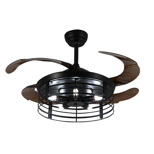 Lámpara Ventilador Retro Industrial Americana - Image 8