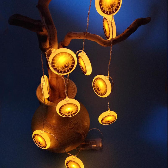 Lámpara Decorativa Xingyue Castle con Cadena de Iluminación LED