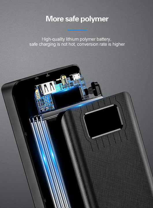 Batería Externa 30000 mAh - Carga Rápida para Múltiples Dispositivos - Image 15