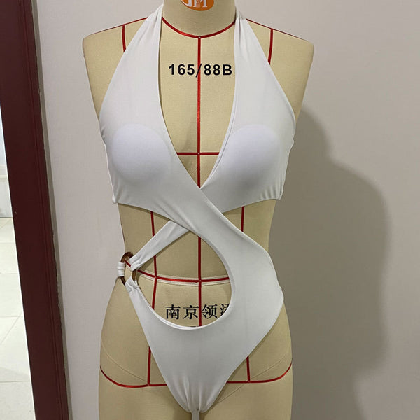 Traje de Baño Enterizo Personalizable de Diseño Europeo Sexy
