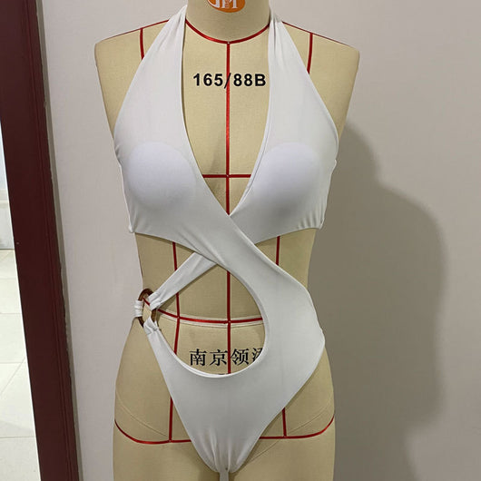 Traje de Baño Enterizo Personalizable de Diseño Europeo Sexy - Image 2