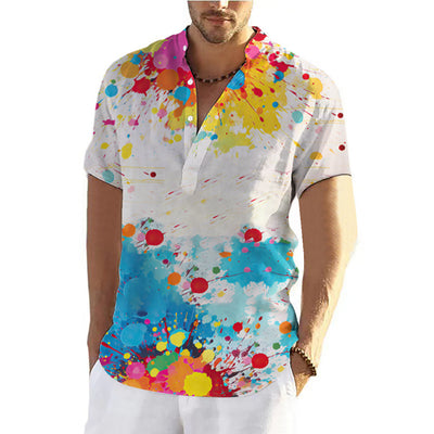 Playera Hombre Estampado Graffiti 3D Verano - Image 9