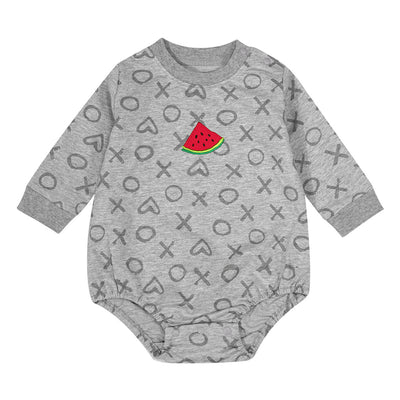 Pijama Enterizo para Bebé con Diseño Triangular - Manga Larga Primavera y Otoño - Image 3