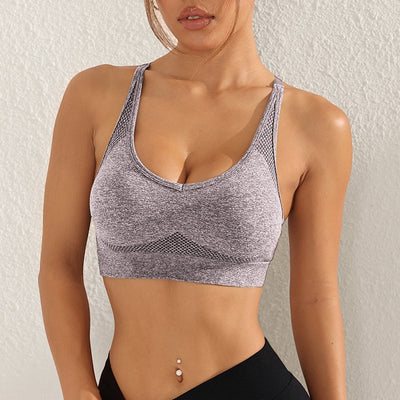 Top Deportivo Mujer con Tirantes Cruzados para Fitness - Image 7