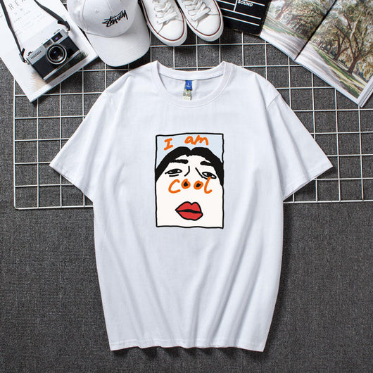 Playera Holgada Estilo Hip-hop Europeo Americano para Hombre - Image 9
