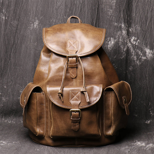 Mochila de Cuero Crazy Horse para Mujer - Image 23
