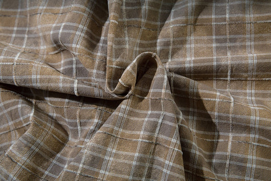 Camisa Plaid Degradado con Bordes Deshilachados - Image 15