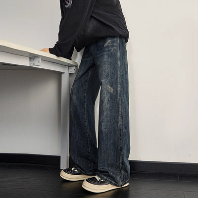 Jeans Rectos Holgados para Hombre - Estilo Moderno y Versátil - Image 3