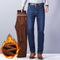 Pantalones Cálidos Holgados de Talle Medio para Hombre - Forro Polar Invierno
