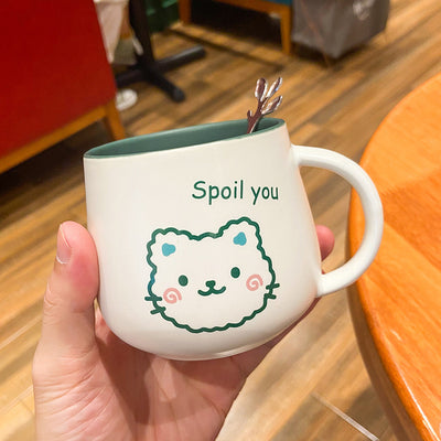 Taza de Cerámica con Diseño de Animales Lindos - Image 8