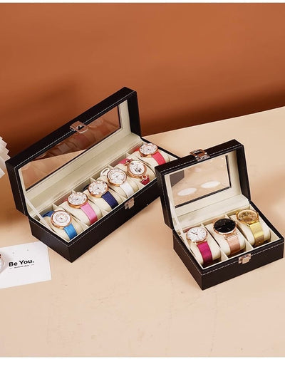 Caja Organizadora de Cuero para Relojes de Lujo - Image 16