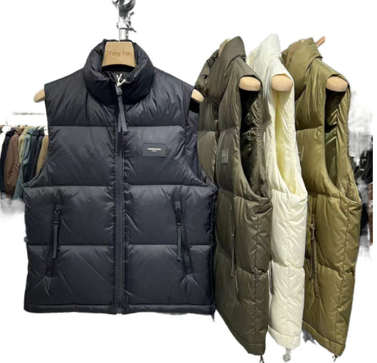 Chaleco Acolchado con Cuello de Pie para Hombre - Image 10