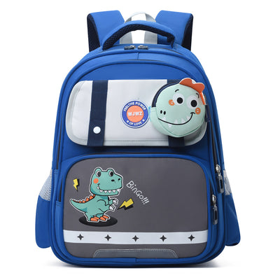 Mochila Escolar Infantil Gran Capacidad con Protección Dorsal Dinosaurio - Image 9