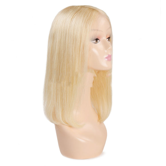 Peluca de Cabello Natural Largo hasta los Hombros con Encaje Frontal