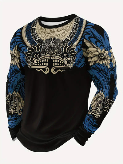 Camiseta Manga Larga Hombre Estilo Trendy Primavera Otoño - Image 18