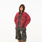 Chaqueta Patchwork de Pana Texturizada con Bolsillos y Corte Holgado