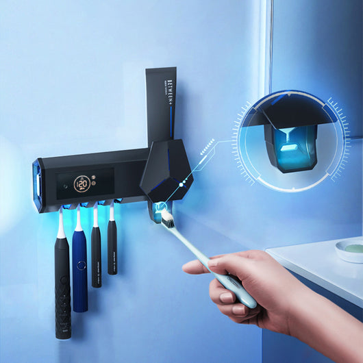 Esterilizador UV de Cepillos Dentales Montable en Pared con Almacenamiento - Image 4