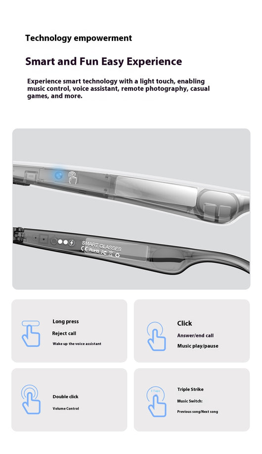 Gafas Inteligentes con Audio Bluetooth y Llamadas - Image 11
