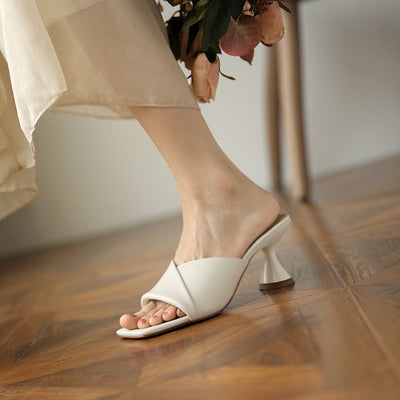 Pantuflas Elegantes de Piel de Oveja para Mujer - Estilo Minimalista y Cálido - Image 6