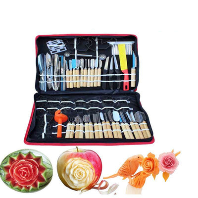 Set de Herramientas para Tallado de Frutas y Verduras - Cuchillo Profesional y Cucharas para Platos Fríos - Image 7