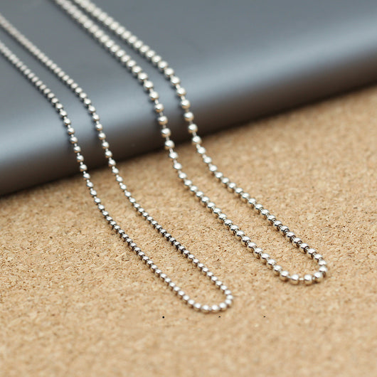 Pulsera de Cadena de Bolitas en Plata 925 - Diseño Versátil